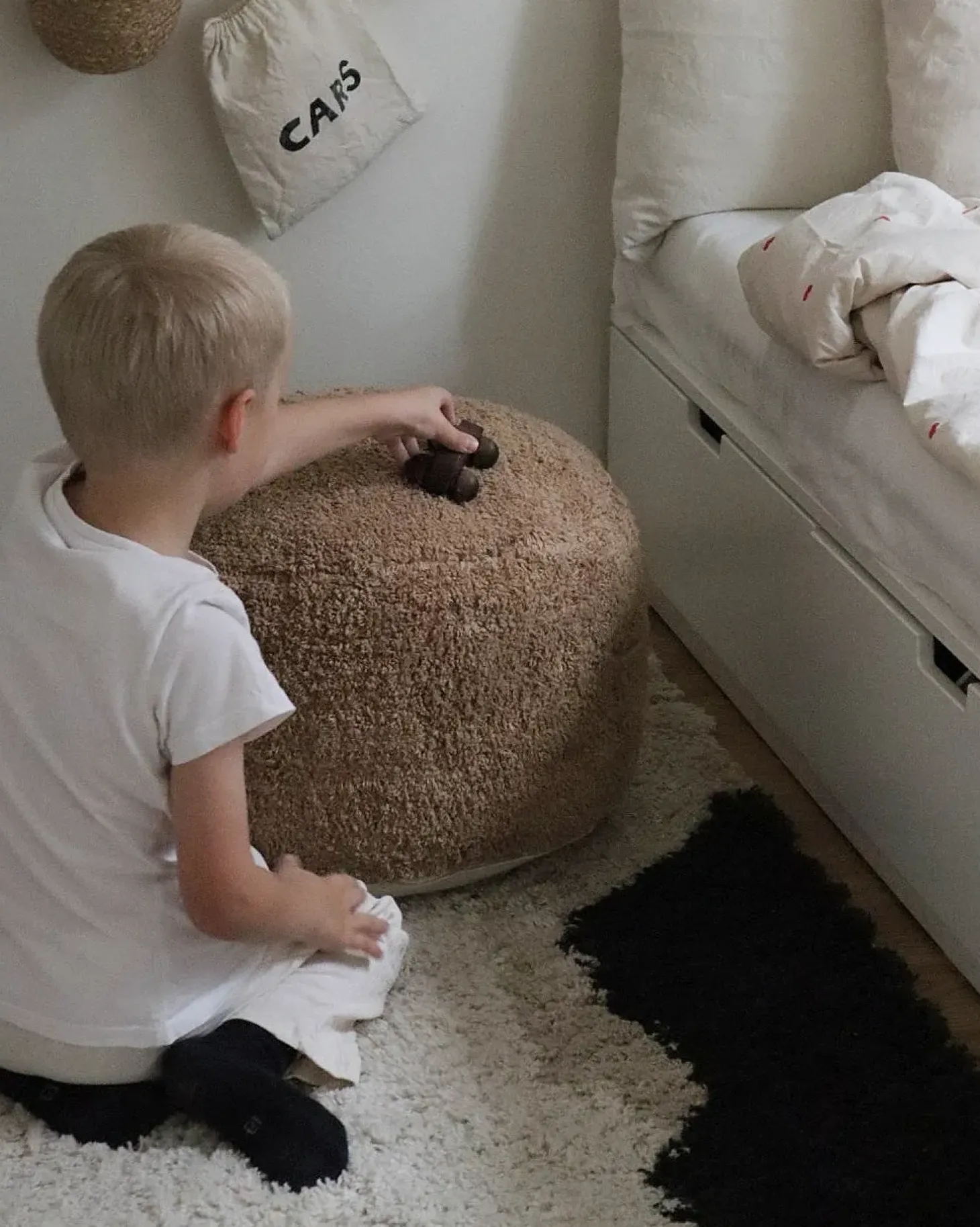 Puf KANDHKOT Bawełna Brązowy