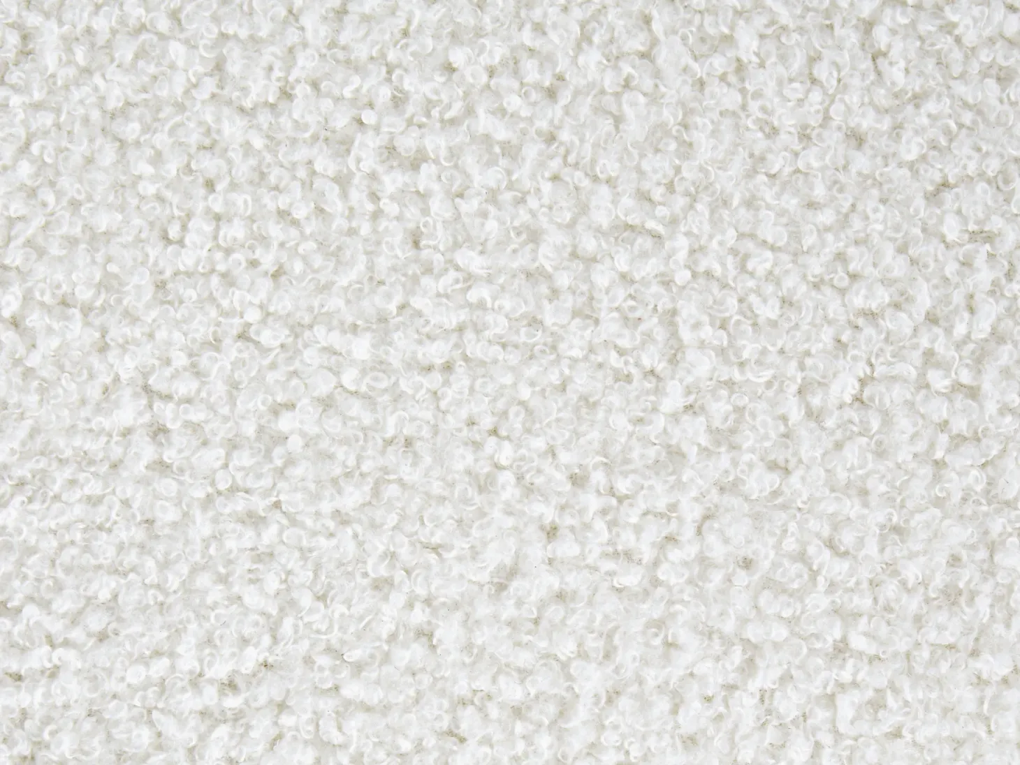 Puf KANSAS Boucle Biały