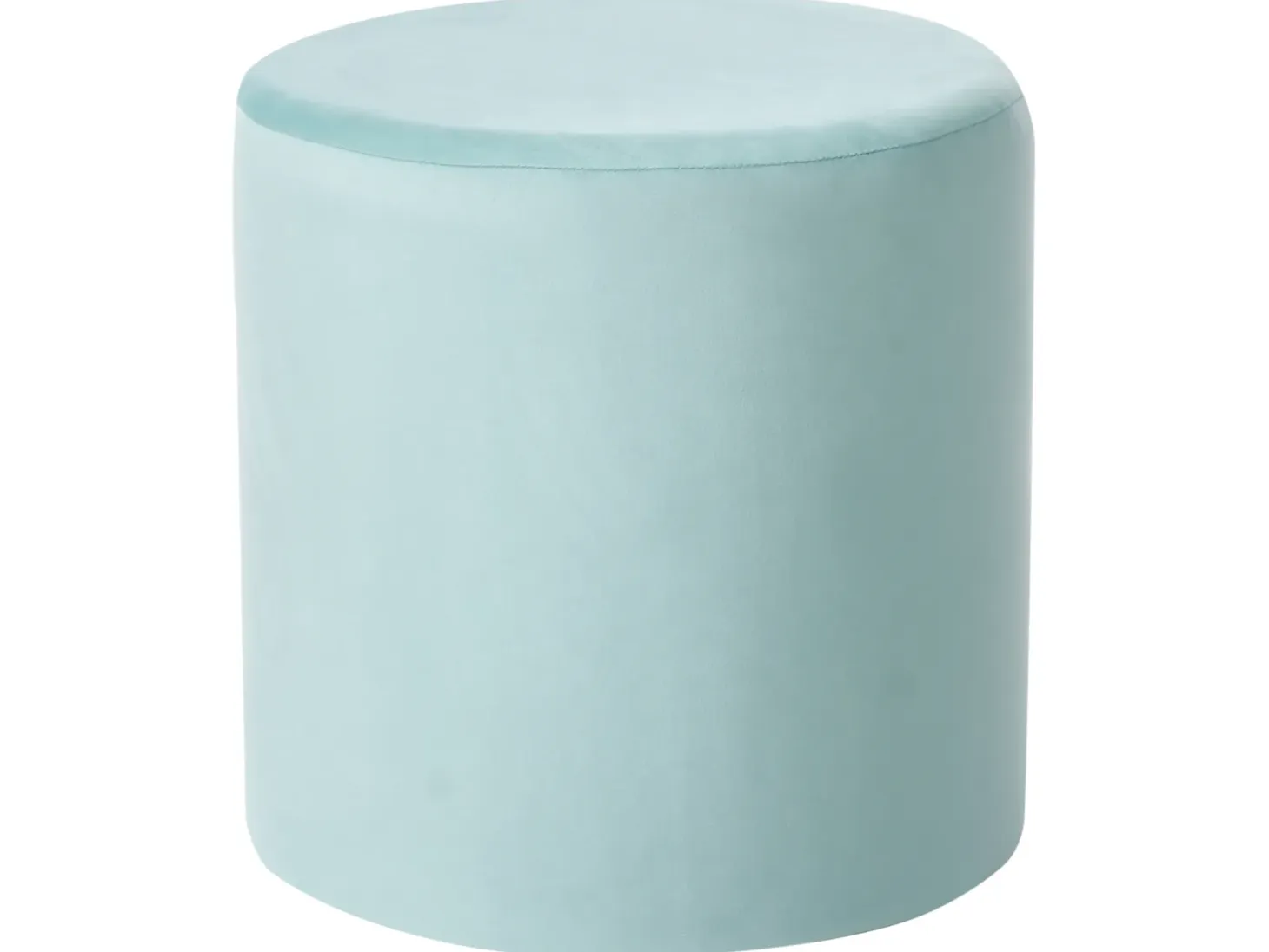 Puf LOVETT Welur Miętowy