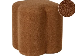 Puf MANCOS Boucle Złoty brąz