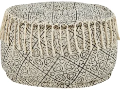 Puf SONATI Bawełna Beżowy