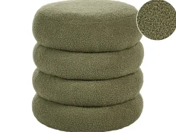 Puf SUMPTER Boucle Zielony