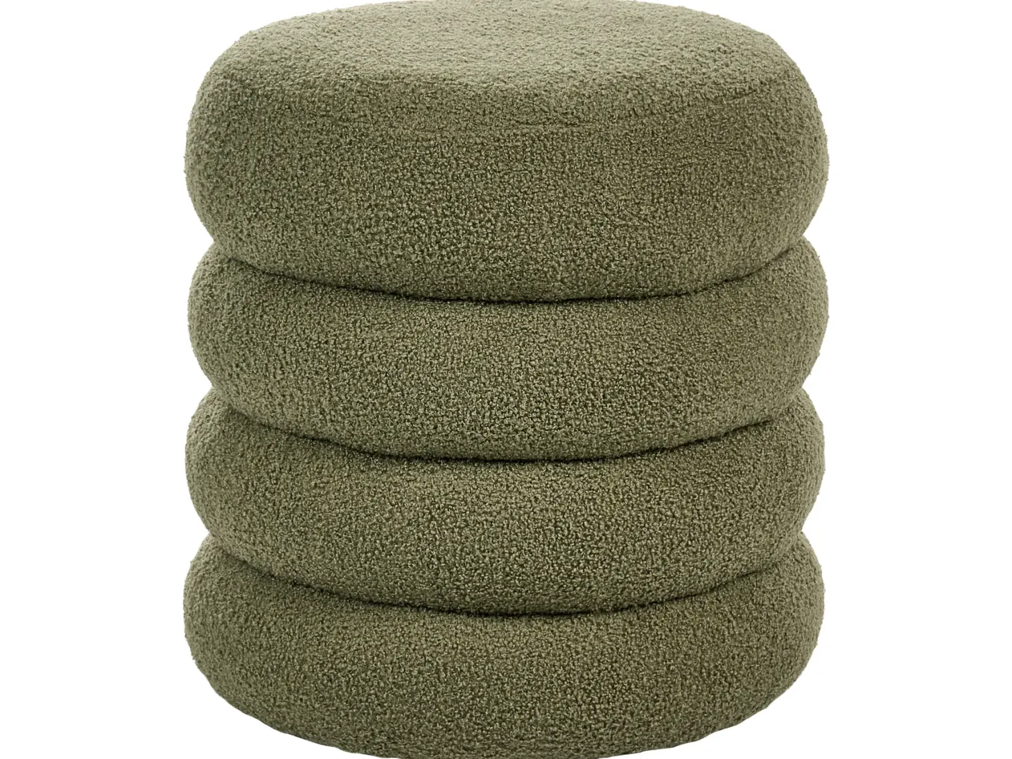 Puf SUMPTER Boucle Zielony