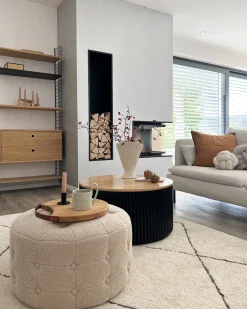 Puf TAMPA Boucle Beżowy