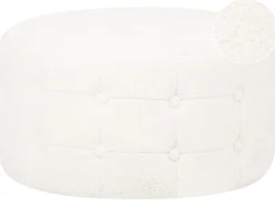 Puf TAMPA Boucle Biały