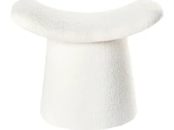 Puf Tuftowany RIDDLE Boucle Złamana biel
