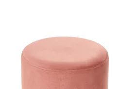 Puf YANKTON Welur Różowy
