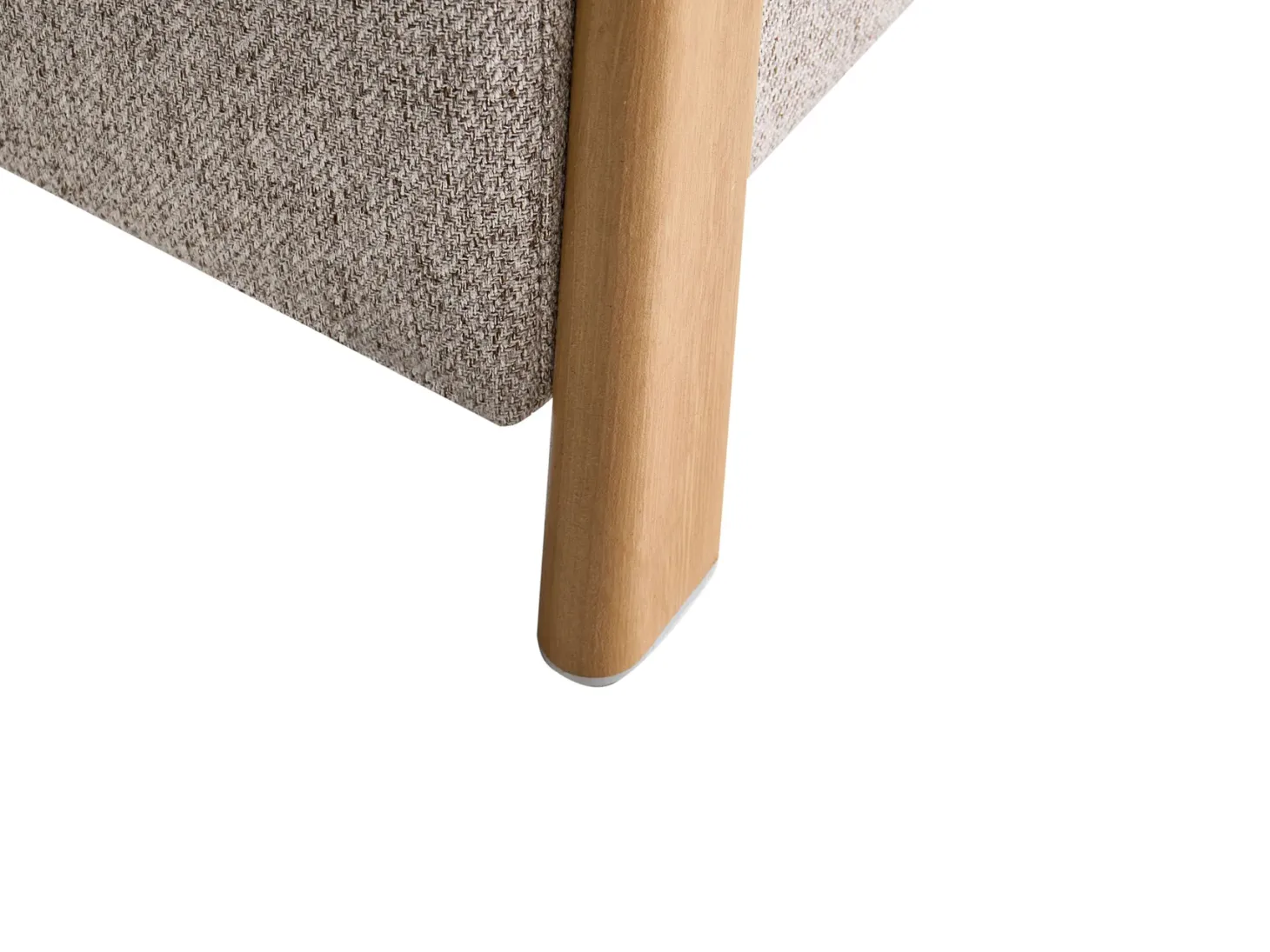 Puf ze schowkiem EDLAND 45 cm Beżowy
