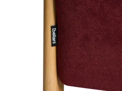 Puf ze schowkiem EDLAND 45 cm Burgundowy