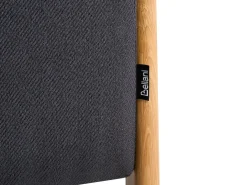 Puf ze schowkiem EDLAND 45 cm Czarny