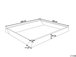 Sale Rama piankowa do łóżka wodnego SIMPLE 180 x 200 cm Wszystkie Akcesoria|Akcesoria Do Łóżek Wodnych
