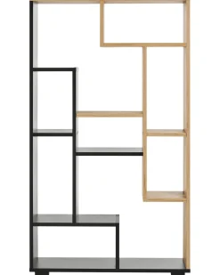 Online Regał ALMA 122 cm Brązowy/ czarny Biblioteczki I Regały|Wszystko Do Przechowywania W Kuchni