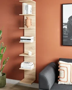 Sale Regał ścienny ESTON 190 cm Jasno Biblioteczki I Regały|Wszystko Do Przechowywania
