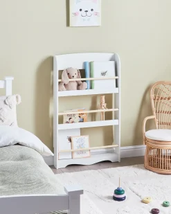 Best LILOET 100 cm Biały Dzieci Biblioteczki I Regały|Przechowywanie Dla Dzieci