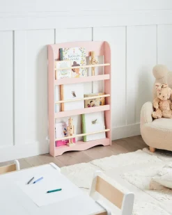 Sale LILOET 100 cm Pastelowy róż Dzieci Biblioteczki I Regały|Przechowywanie Dla Dzieci