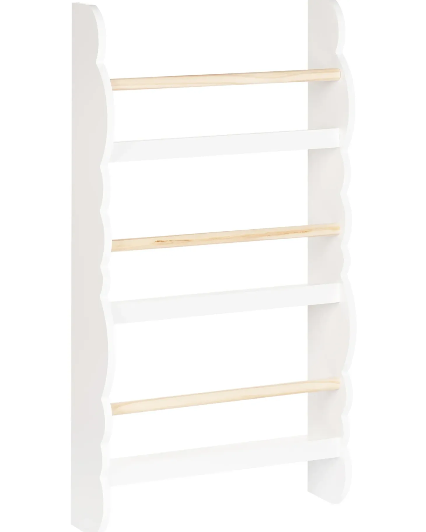 Discount Regał ścienny RIGOLET 80 cm Biały Dzieci Biblioteczki I Regały|Przechowywanie Dla Dzieci