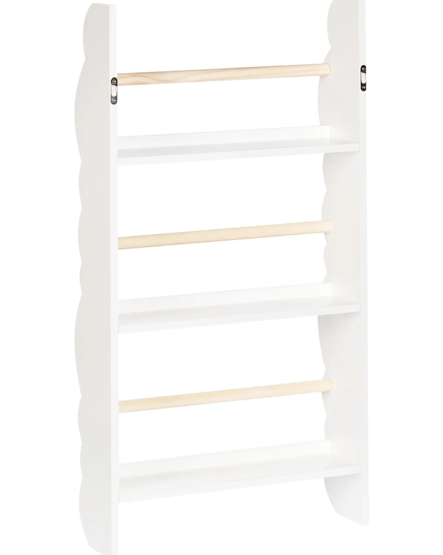 Discount Regał ścienny RIGOLET 80 cm Biały Dzieci Biblioteczki I Regały|Przechowywanie Dla Dzieci