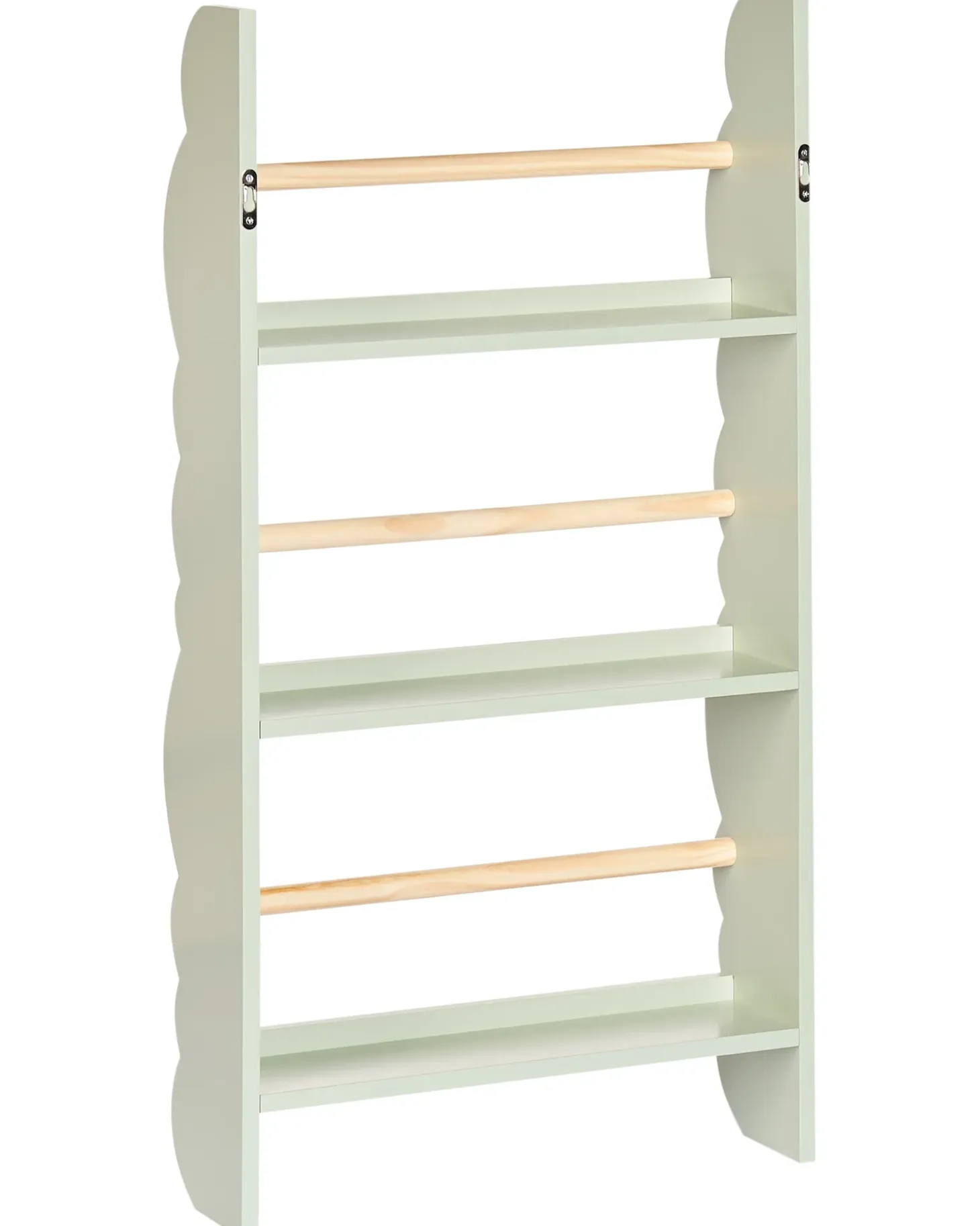Regał ścienny RIGOLET 80 cm Jasnozielony Dzieci Biblioteczki I Regały|Przechowywanie Dla Dzieci