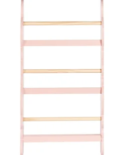 Outlet Regał ścienny RIGOLET 80 cm Pastelowy róż Dzieci Biblioteczki I Regały|Przechowywanie Dla Dzieci