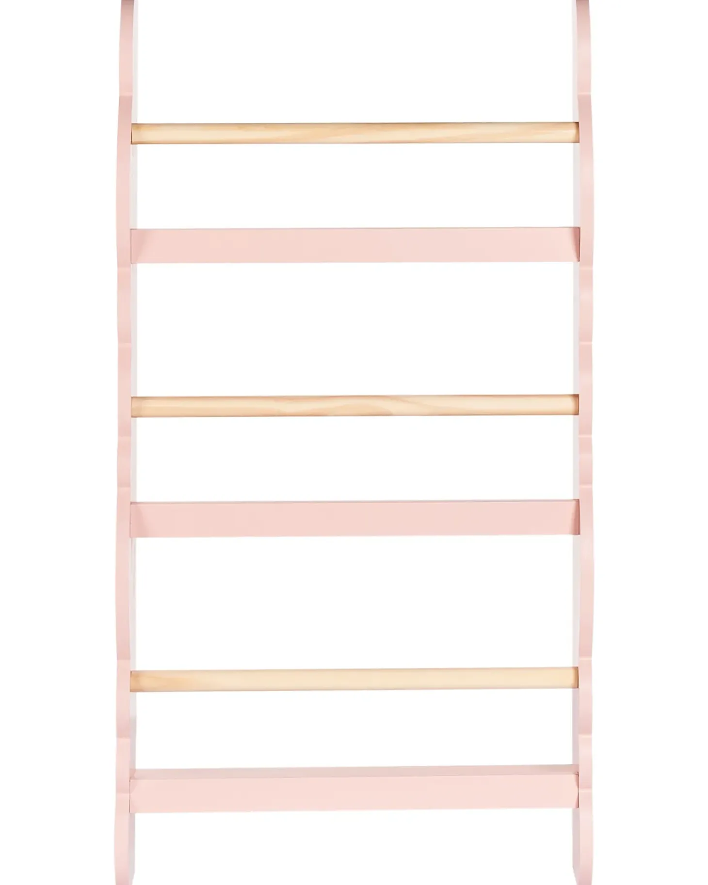 Outlet Regał ścienny RIGOLET 80 cm Pastelowy róż Dzieci Biblioteczki I Regały|Przechowywanie Dla Dzieci