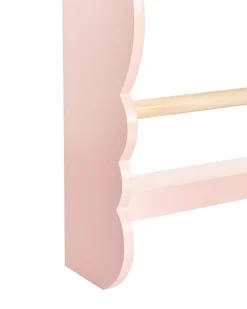 Outlet Regał ścienny RIGOLET 80 cm Pastelowy róż Dzieci Biblioteczki I Regały|Przechowywanie Dla Dzieci