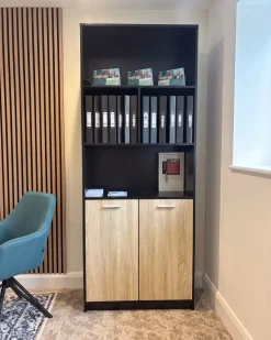 Outlet ZEHNA Brązowy/ czarny Biblioteczki I Regały|Wszystko Do Przechowywania