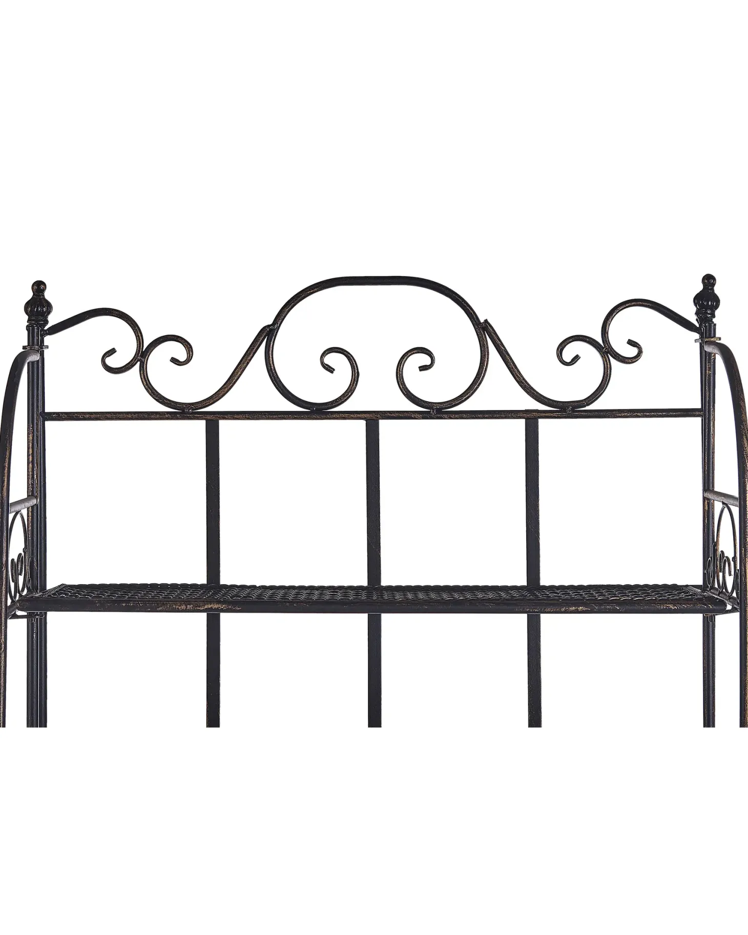 Regał ISERNIA Metal 155 cm 61 cm Czarny