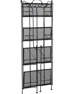 Regał ISERNIA Metal 155 cm 61 cm Czarny