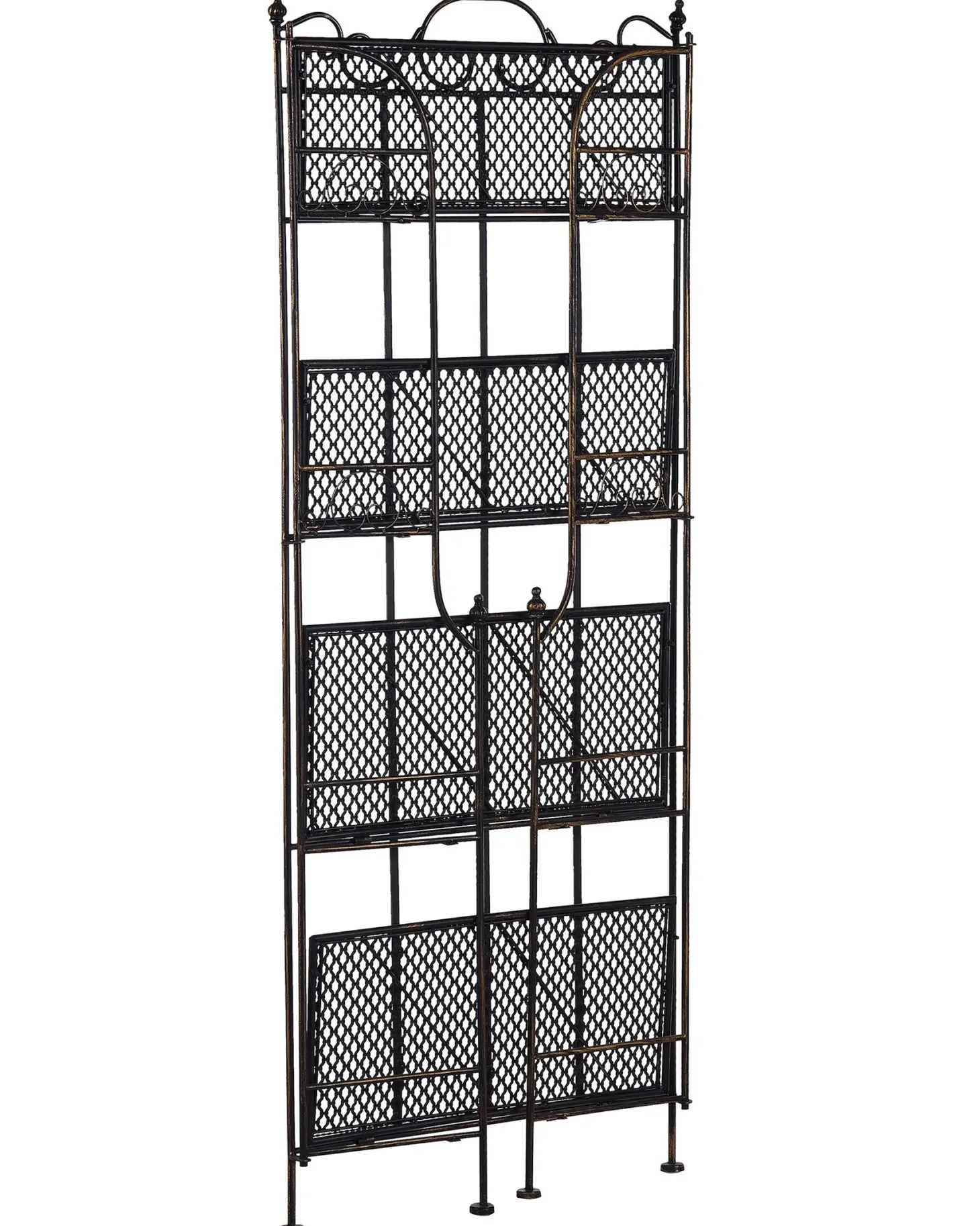 Regał ISERNIA Metal 155 cm 61 cm Czarny