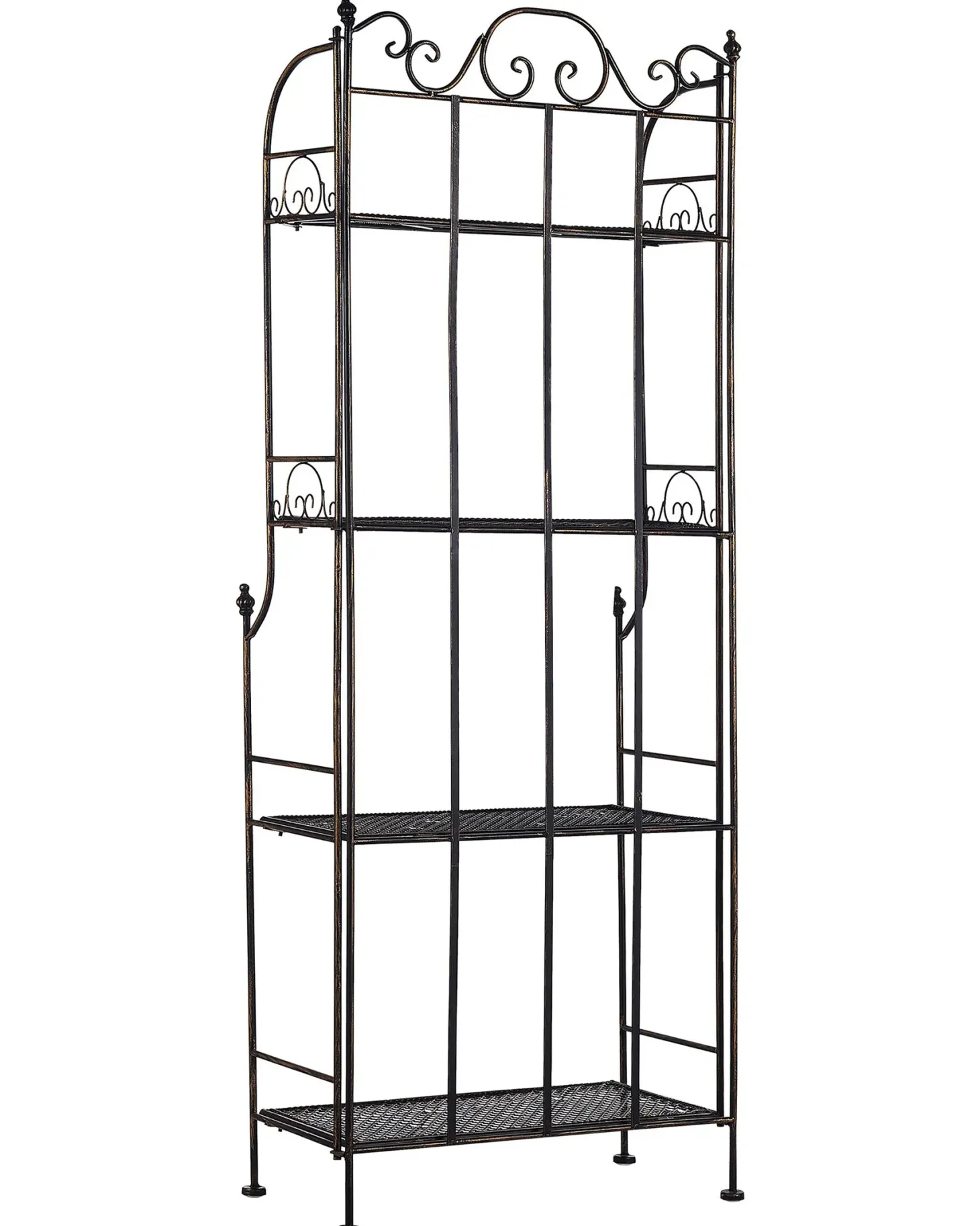 Regał ISERNIA Metal 155 cm 61 cm Czarny