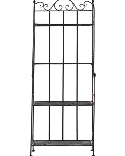 Regał ISERNIA Metal 155 cm 61 cm Czarny
