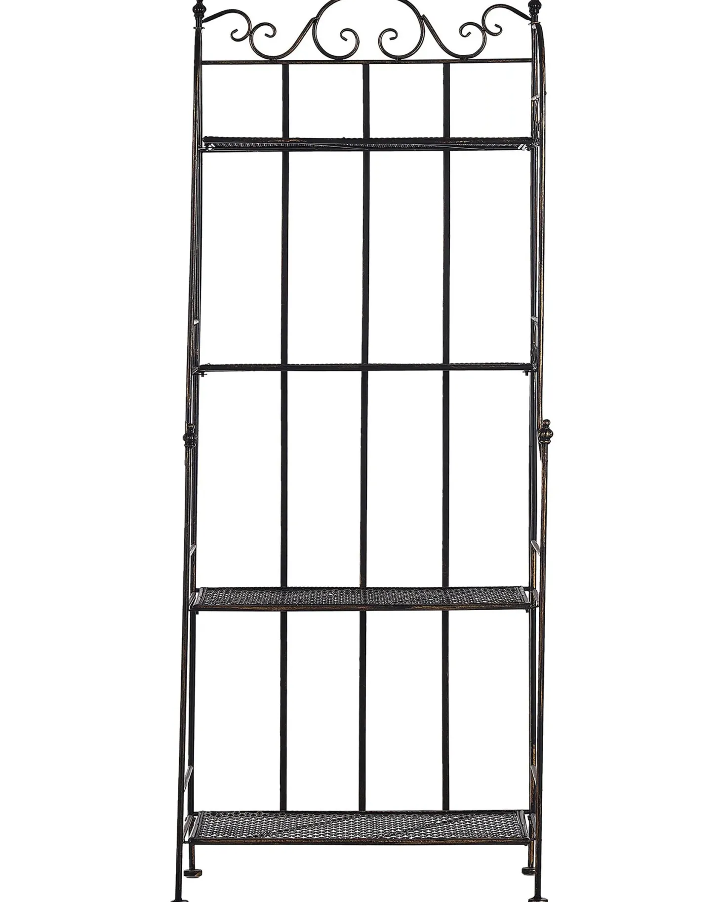 Regał ISERNIA Metal 155 cm 61 cm Czarny
