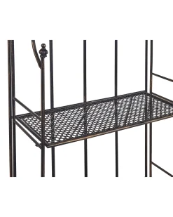 Regał ISERNIA Metal 155 cm 61 cm Czarny