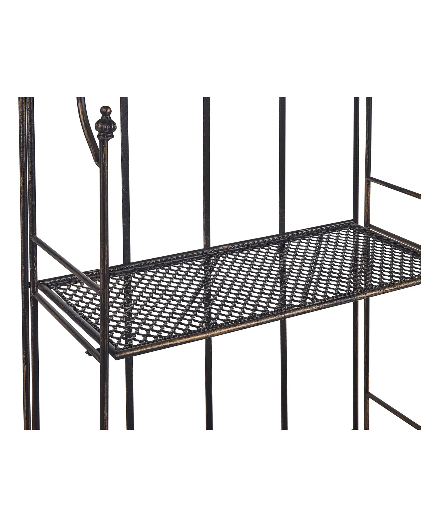 Regał ISERNIA Metal 155 cm 61 cm Czarny