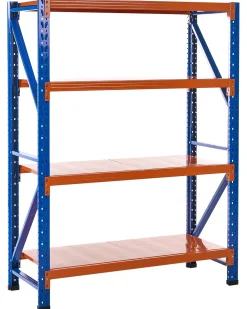 Regał magazynowy FIUGGI Metal 200 cm 150 cm Pomarańczowy