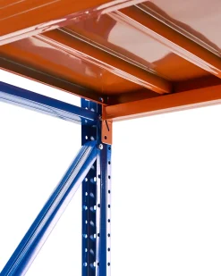 Regał magazynowy FIUGGI Metal 200 cm 150 cm Pomarańczowy