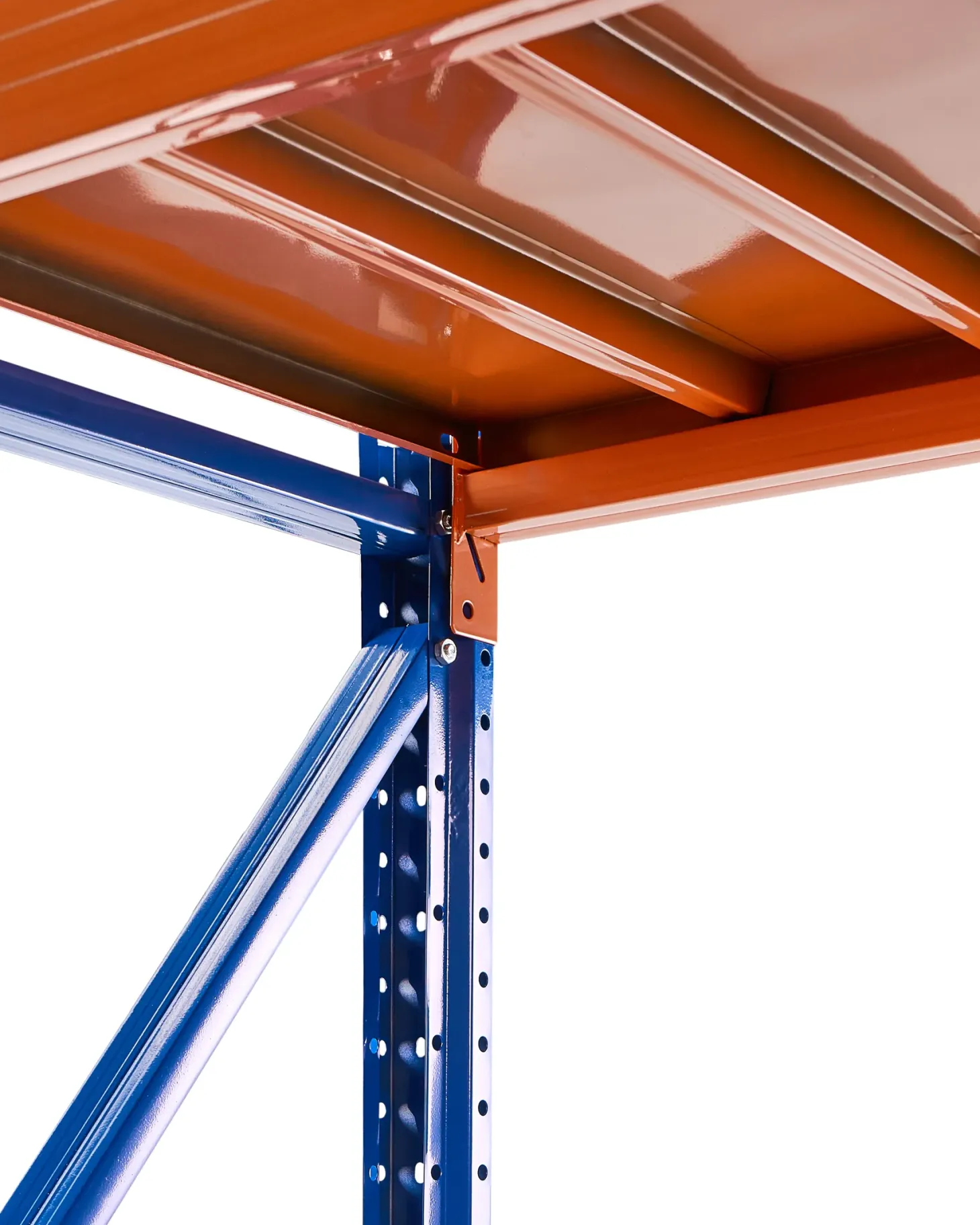 Regał magazynowy FIUGGI Metal 200 cm 150 cm Pomarańczowy