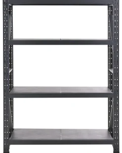 Regał magazynowy FIUGGI Metal 200 cm 150 cm Czarny