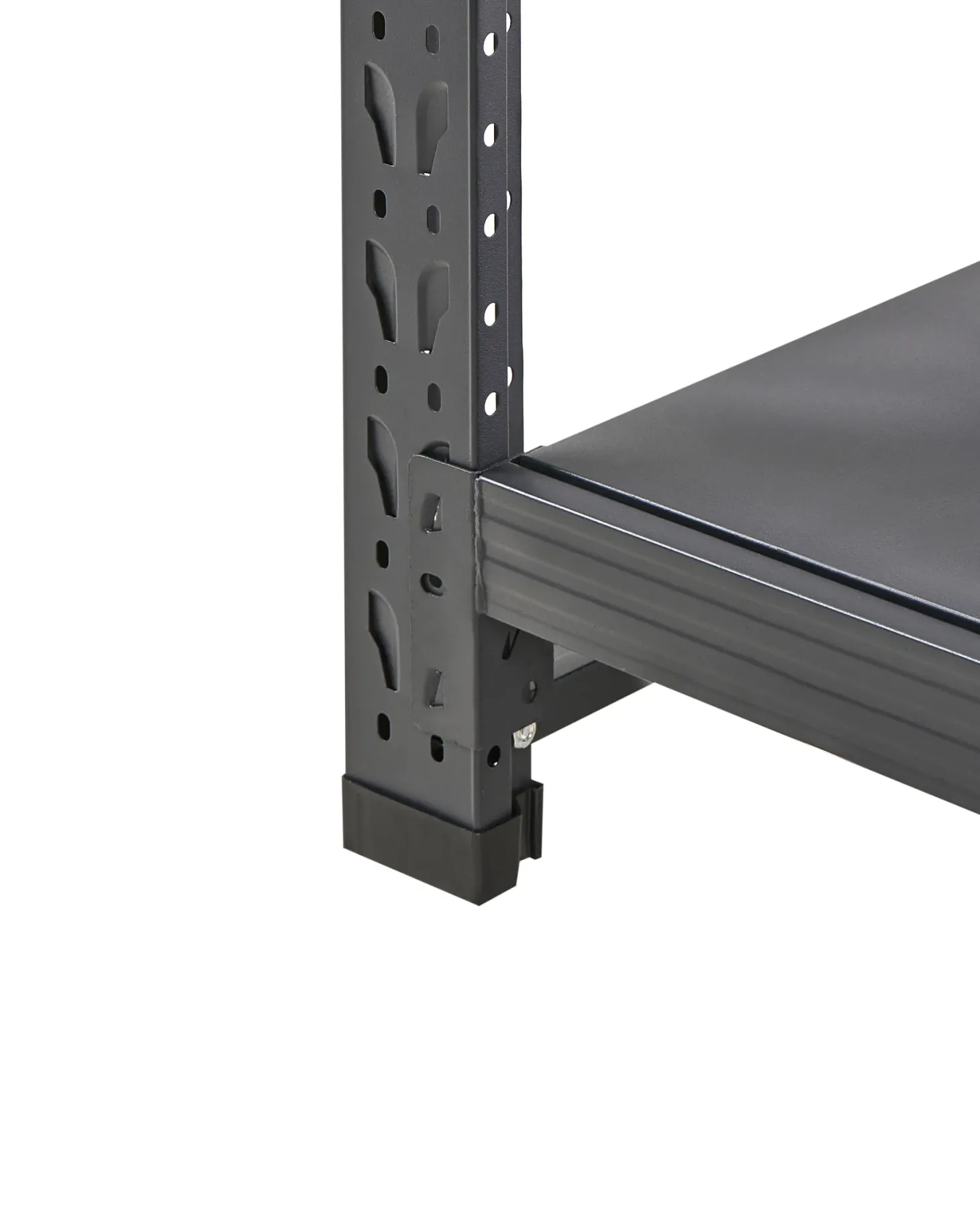 Regał magazynowy FIUGGI Metal 200 cm 200 cm Czarny
