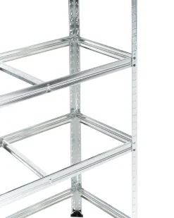 Regał magazynowy XITTA Metal 180 cm 90 cm Srebrny
