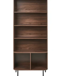 New BRADLEY 180 cm Ciemno Biblioteczki I Regały|Wszystko Do Przechowywania