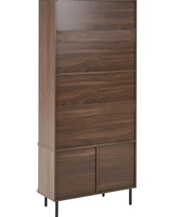 New BRADLEY 180 cm Ciemno Biblioteczki I Regały|Wszystko Do Przechowywania
