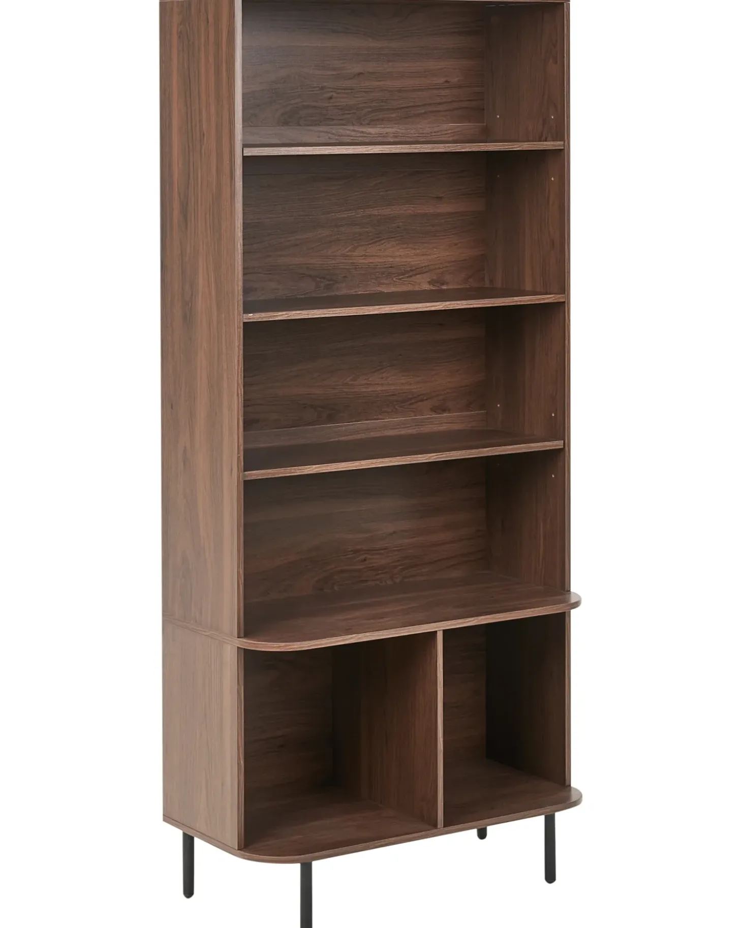 New BRADLEY 180 cm Ciemno Biblioteczki I Regały|Wszystko Do Przechowywania