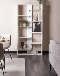Online Regał na książki 8 półek FONTAS 180 cm Biblioteczki I Regały|Wszystko Do Przechowywania