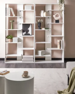 Online Regał na książki 8 półek FONTAS 180 cm Biblioteczki I Regały|Wszystko Do Przechowywania
