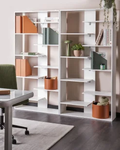 Online Regał na książki 8 półek FONTAS 180 cm Biblioteczki I Regały|Wszystko Do Przechowywania
