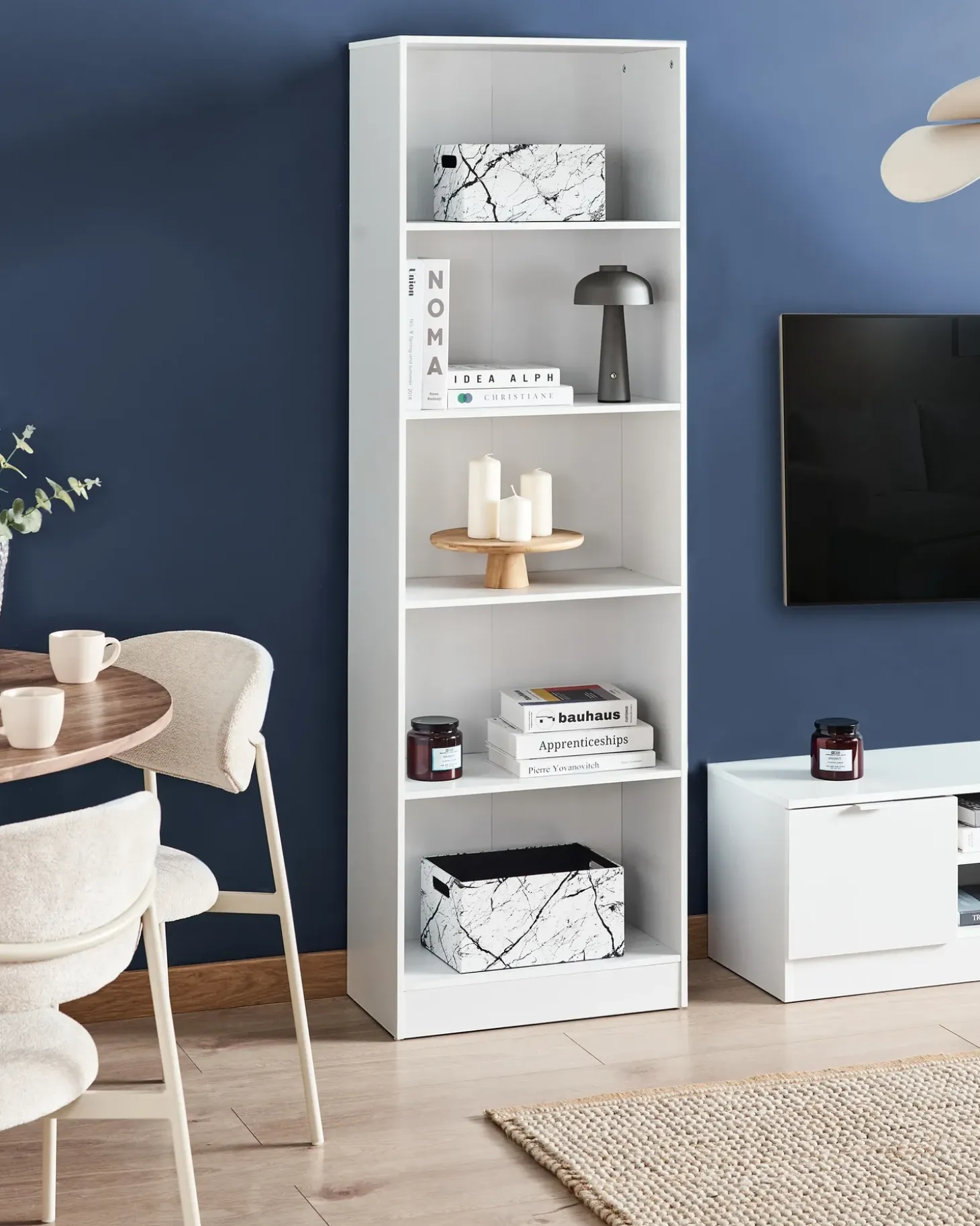 Clearance WINNIPEG 174 cm Biblioteczki I Regały|Wszystko Do Przechowywania