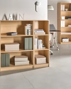 Outlet ZEHNA 197 cm Jasno Biblioteczki I Regały|Wszystko Do Przechowywania