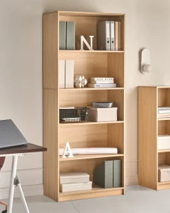 Outlet ZEHNA 197 cm Jasno Biblioteczki I Regały|Wszystko Do Przechowywania