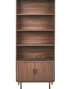 Online BRADLEY 180 cm Ciemno Biblioteczki I Regały|Wszystko Do Przechowywania